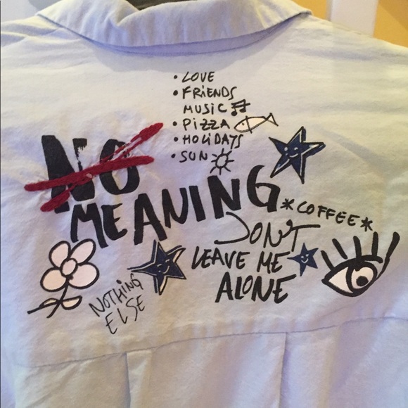 **SOLD**Zara Chambray Top Trafaluc Collection - Picture 9 of 13